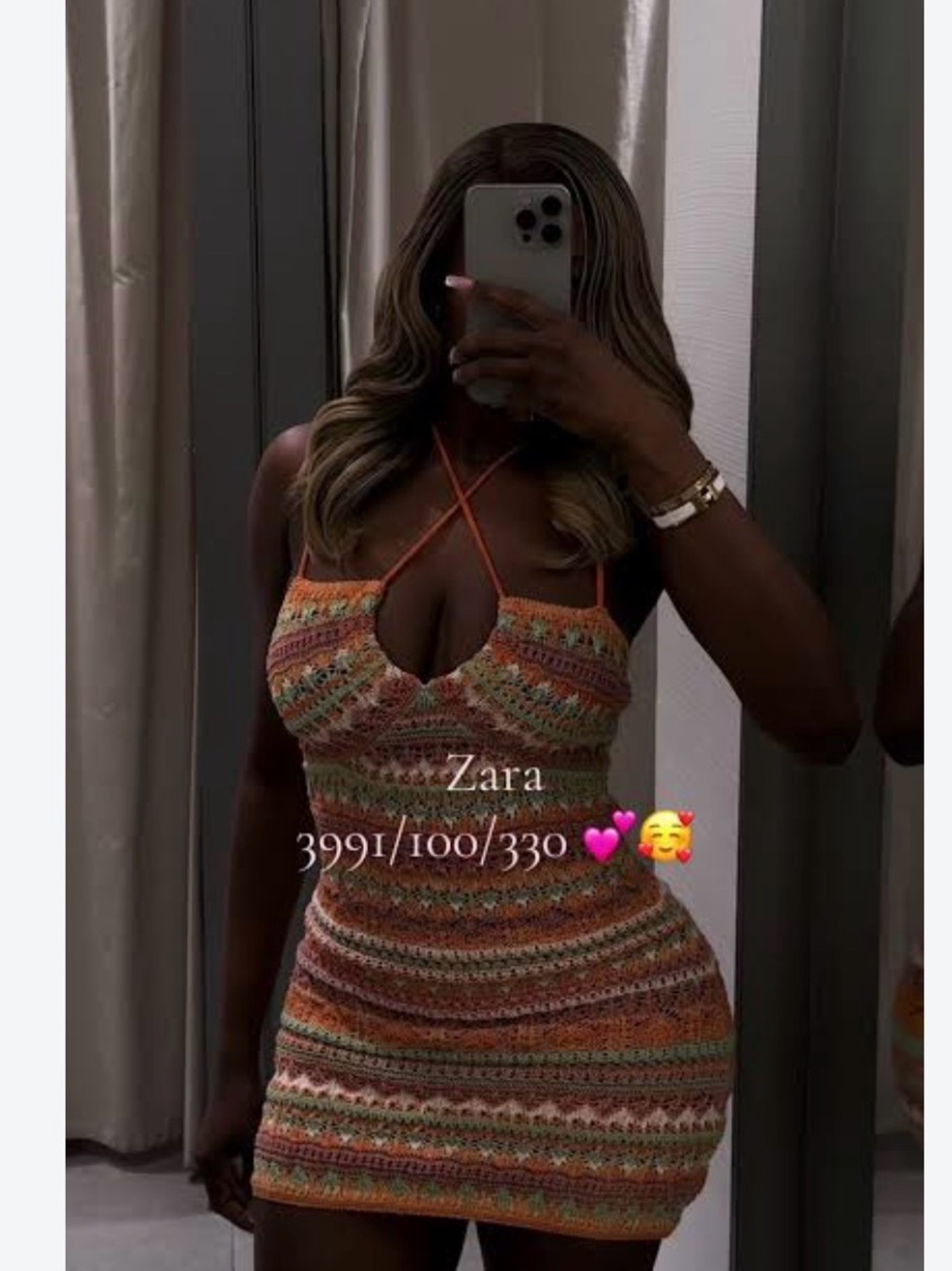 Zara knit mini dress
